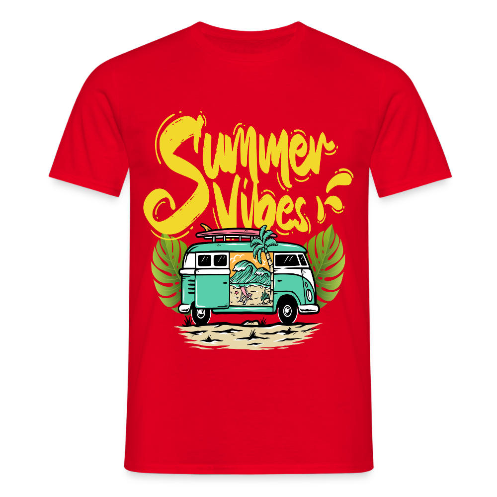 Men's Camping  T-Shirt - red