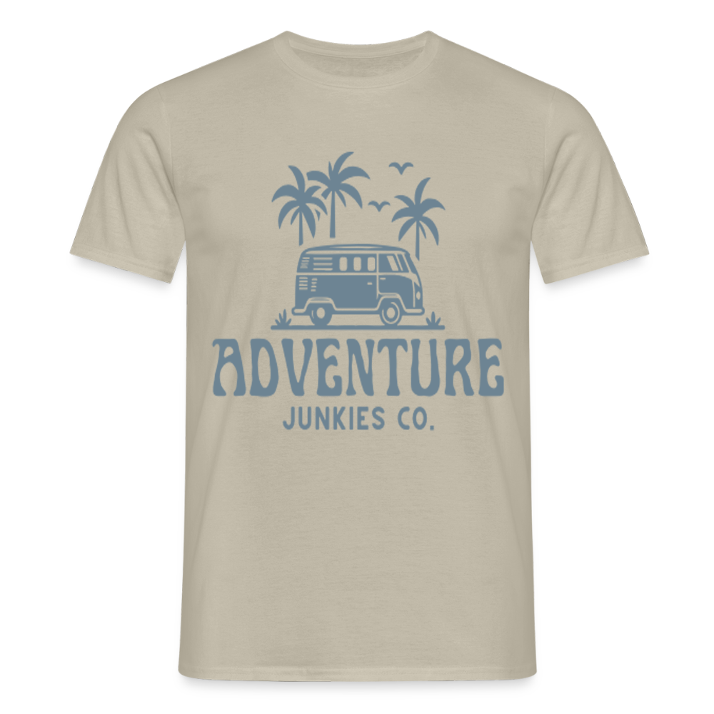 Men's  Camping T-Shirt - sand beige