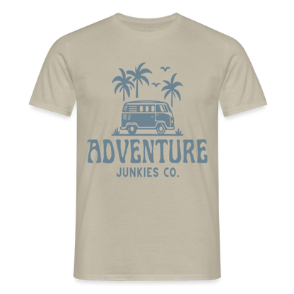 Men's  Camping T-Shirt - sand beige