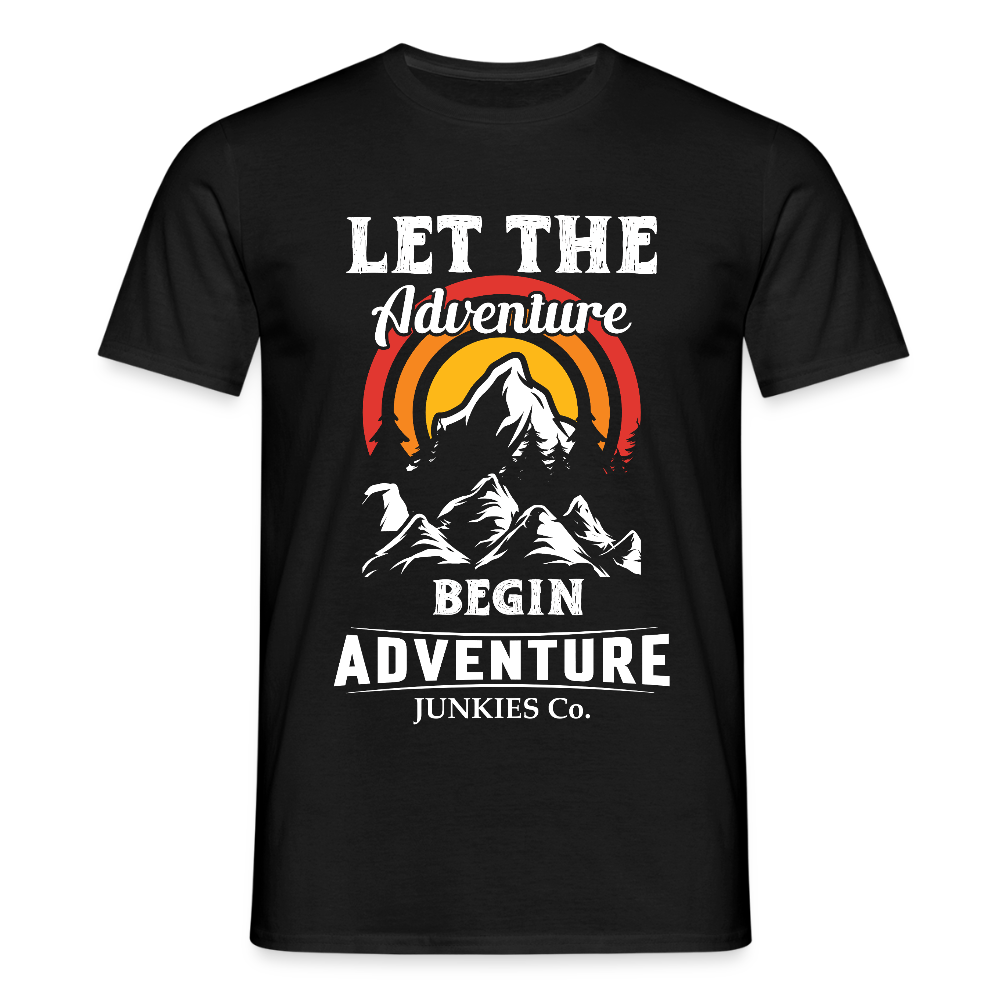 Men's Hiking & Walking T-Shirt - black