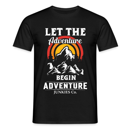 Men's Hiking & Walking T-Shirt - black