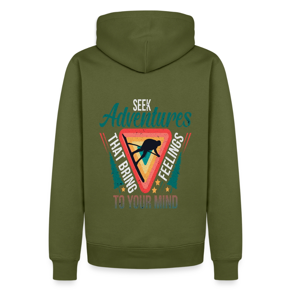 Men’s Premium Hiking / Walking Hoodie - khaki