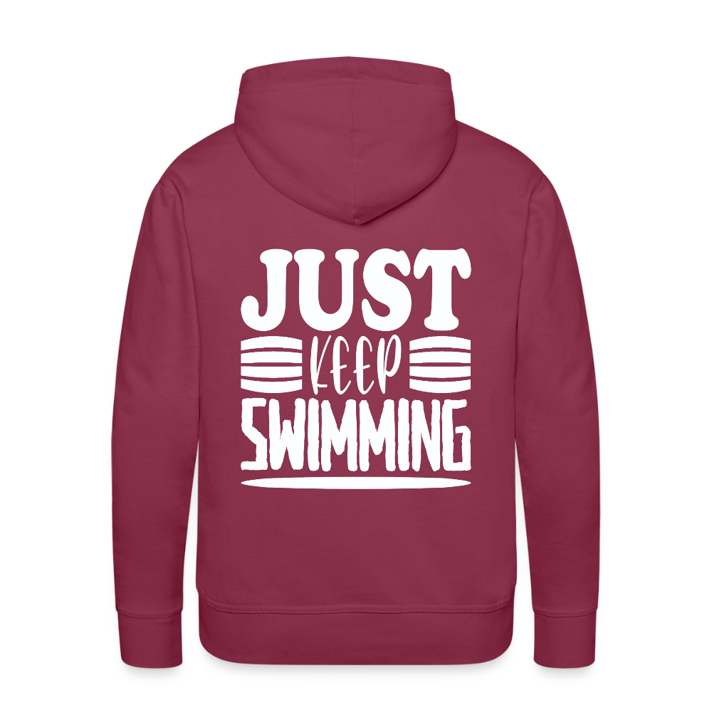 Men’s Premium Water Fun Hoodie - bordeaux