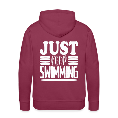 Men’s Premium Water Fun Hoodie - bordeaux