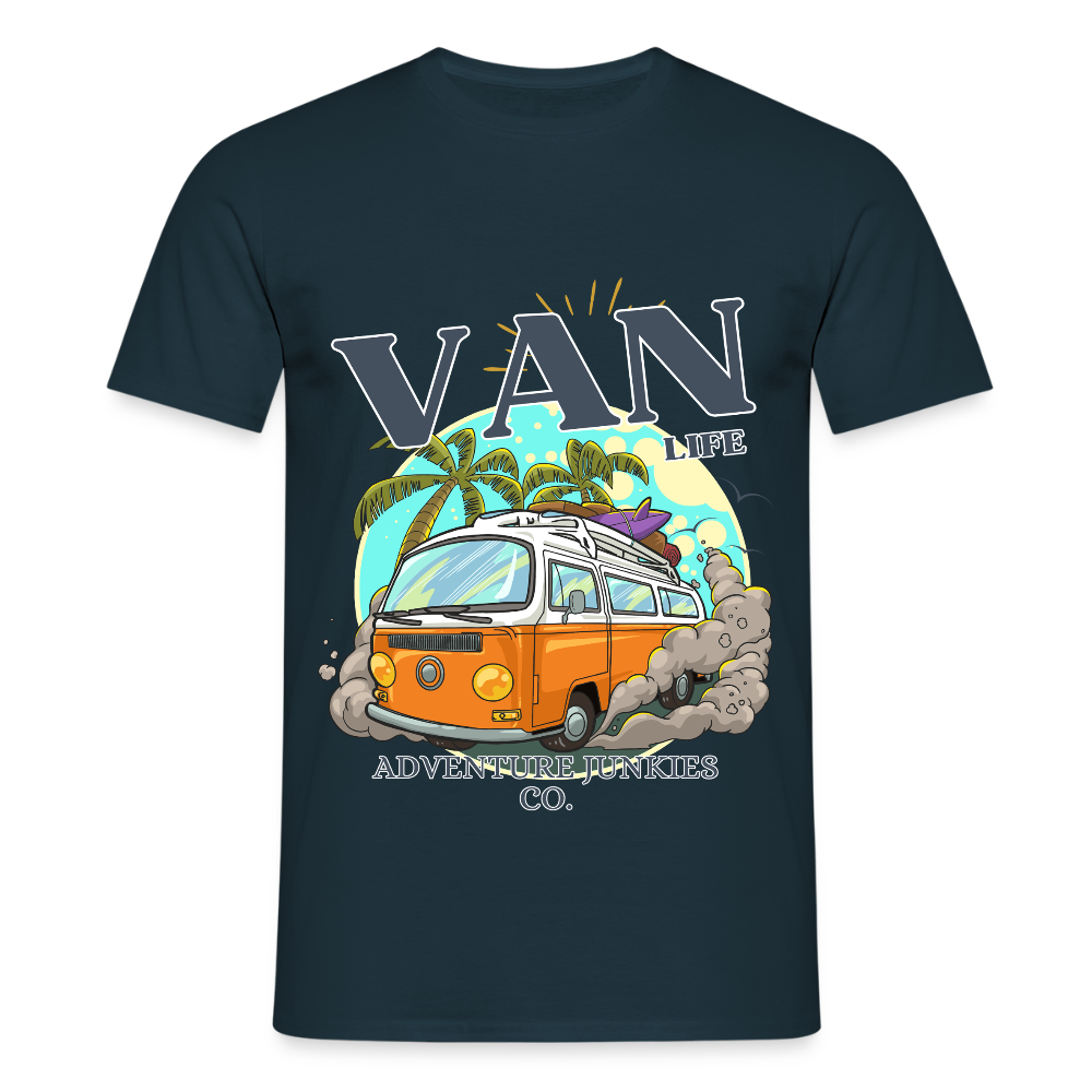 Men's  Camping T-Shirt - navy