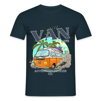 Men's  Camping T-Shirt - navy