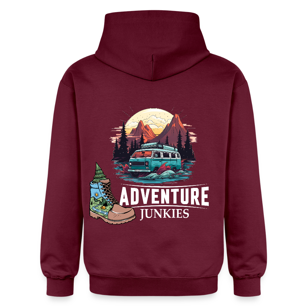 Unisex Midweight Hoodie - maroon