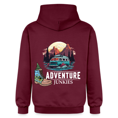 Unisex Midweight Hoodie - maroon