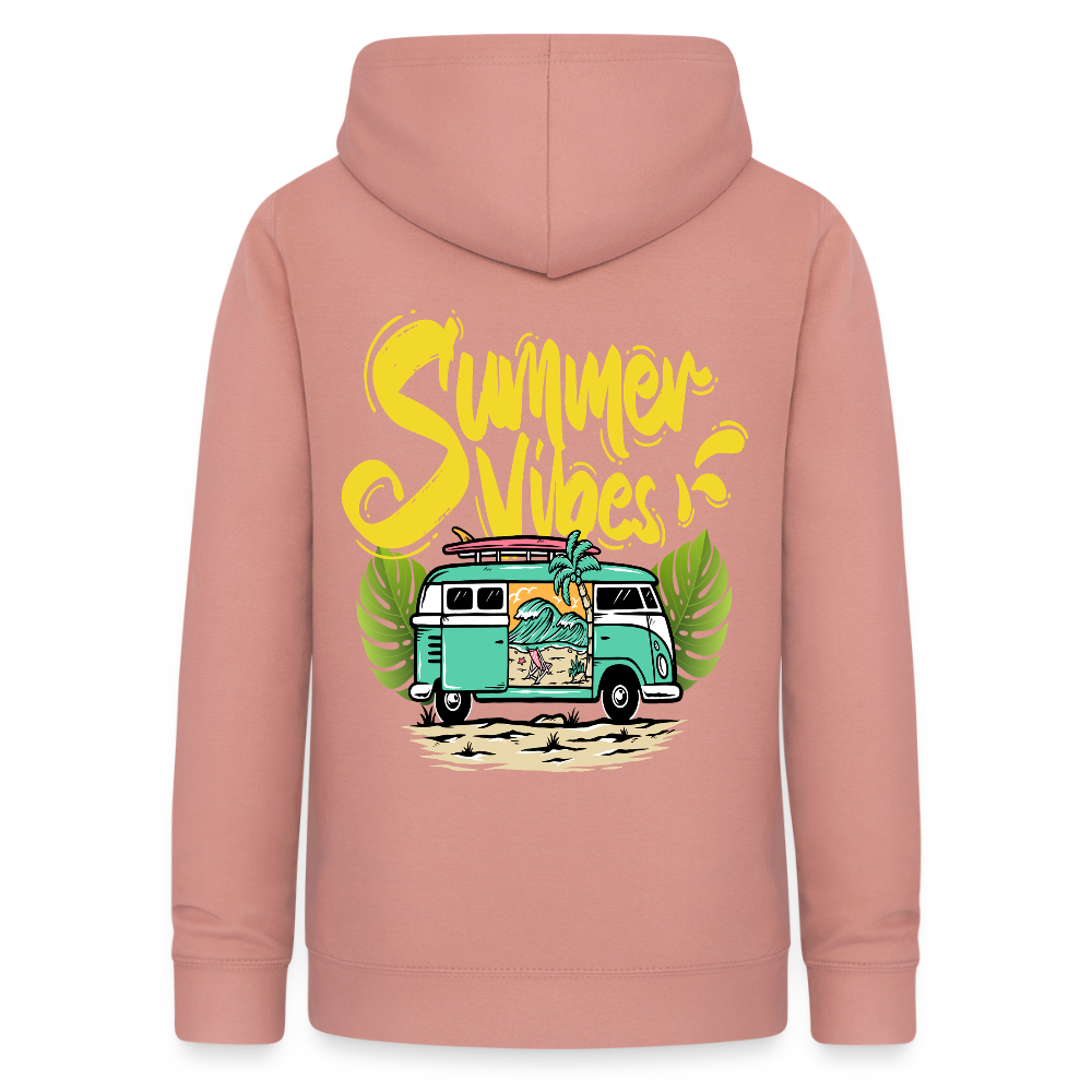 Women's Camping Hoodie - dusky rose