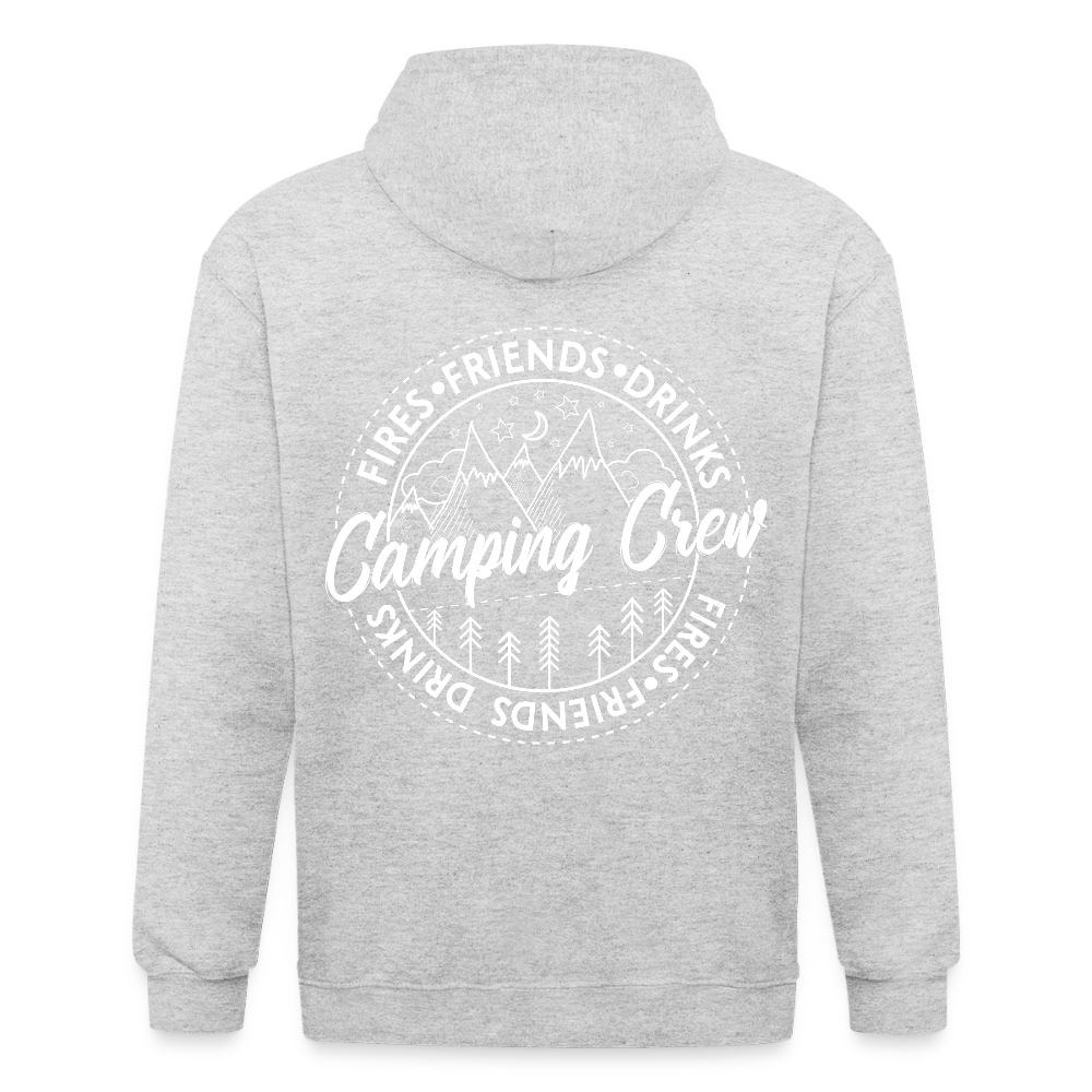 Unisex Heavyweight Hooded Jacket - heather white