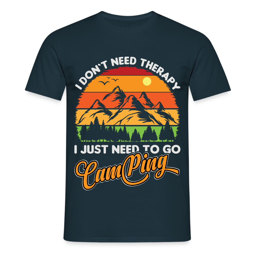 Men's Camping T-Shirt - navy