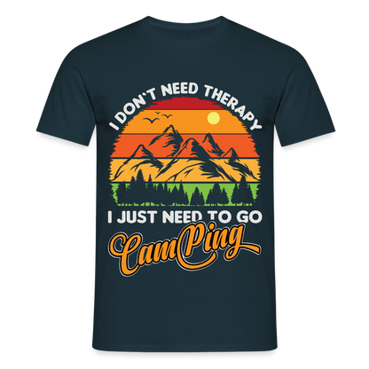 Men's Camping T-Shirt - navy