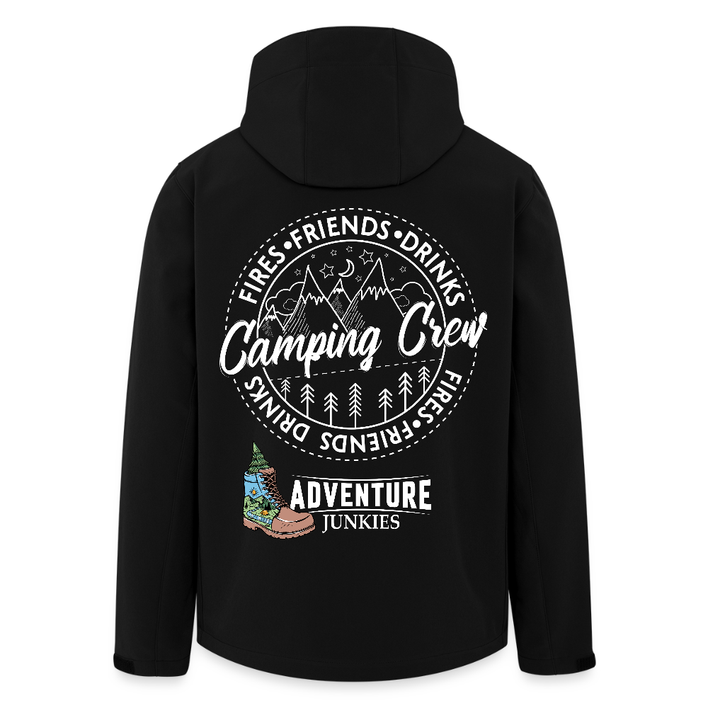 Unisex Recycled Softshell Jacket THE DISCOVERER - black