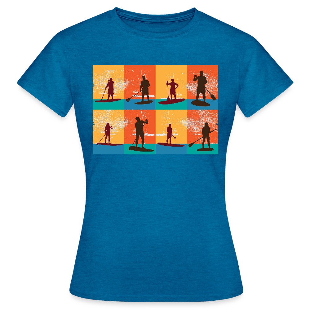 Women's Water Adventure T-Shirt - antique blue sapphire heather