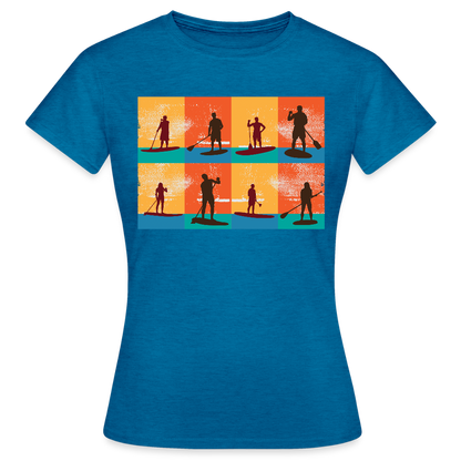 Women's Water Adventure T-Shirt - antique blue sapphire heather