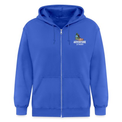 Unisex Heavyweight Hooded Jacket - royal blue