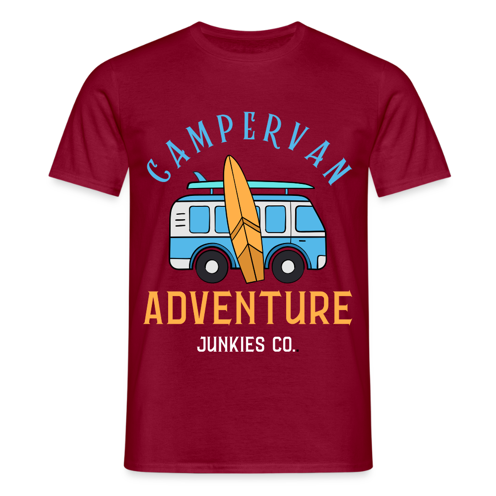 Men's Camping T-Shirt - brick red
