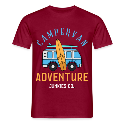 Men's Camping T-Shirt - brick red