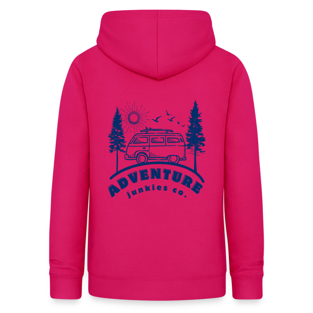 Women's Camping Hoodie - dark pink