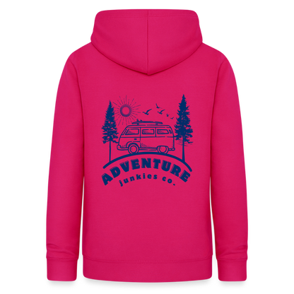 Women's Camping Hoodie - dark pink