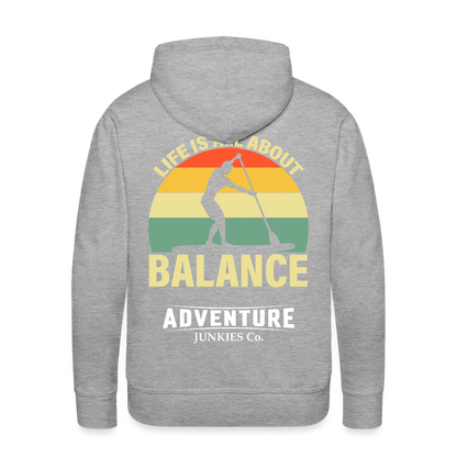 Men’s Premium  Water Fun Hoodie - heather grey