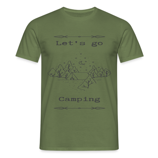 Men's  Camping T-Shirt - military green
