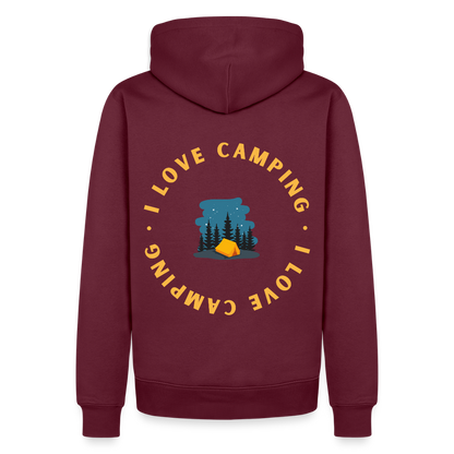 Men’s Premium Camping Hoodie - burgundy