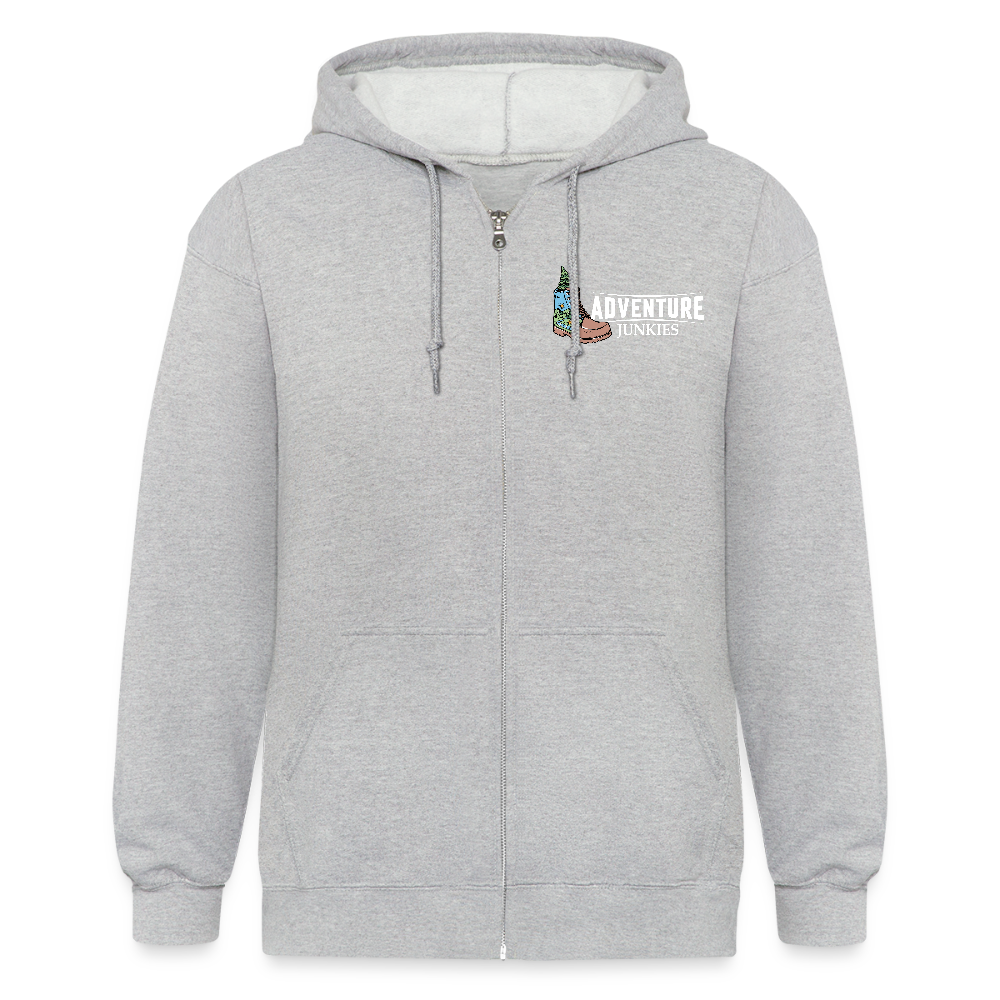 Adult Unisex  Heavyweight Hooded Jacket - heather grey