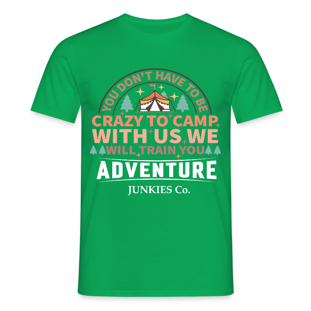 Men's Camping T-Shirt - kelly green