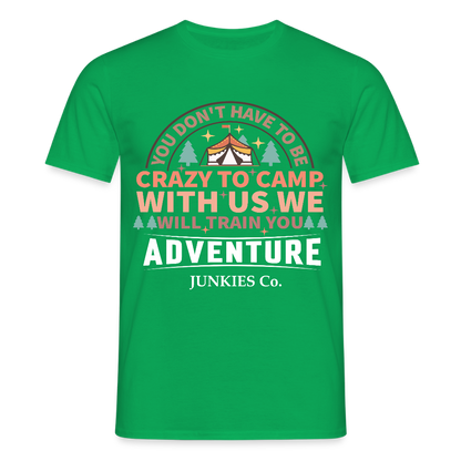 Men's Camping T-Shirt - kelly green