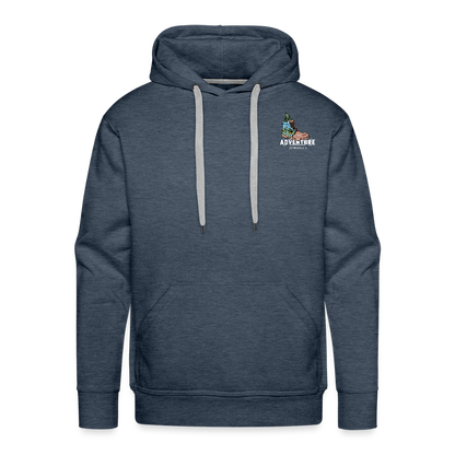 Men’s Premium Water Fun Hoodie - heather denim