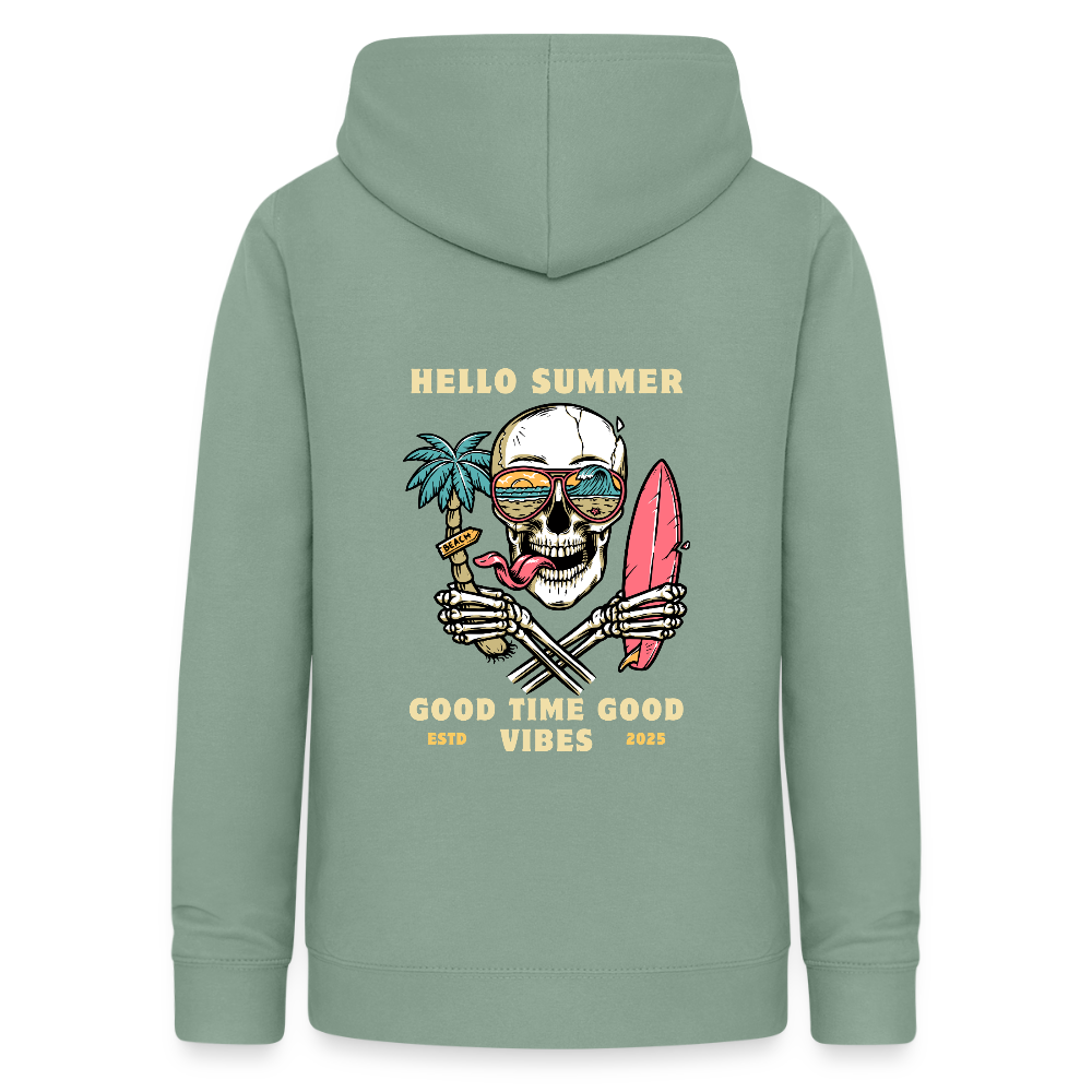 Women's Camping Hoodie - steel green