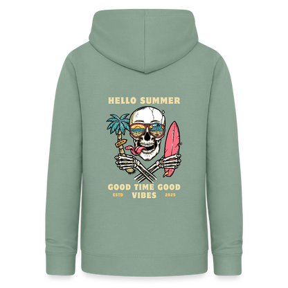 Women's Camping Hoodie - steel green