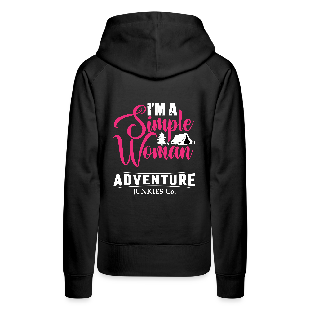 Women’s Premium Hoodie Black - black