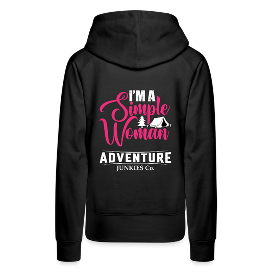 Women’s Premium Hoodie Black - black