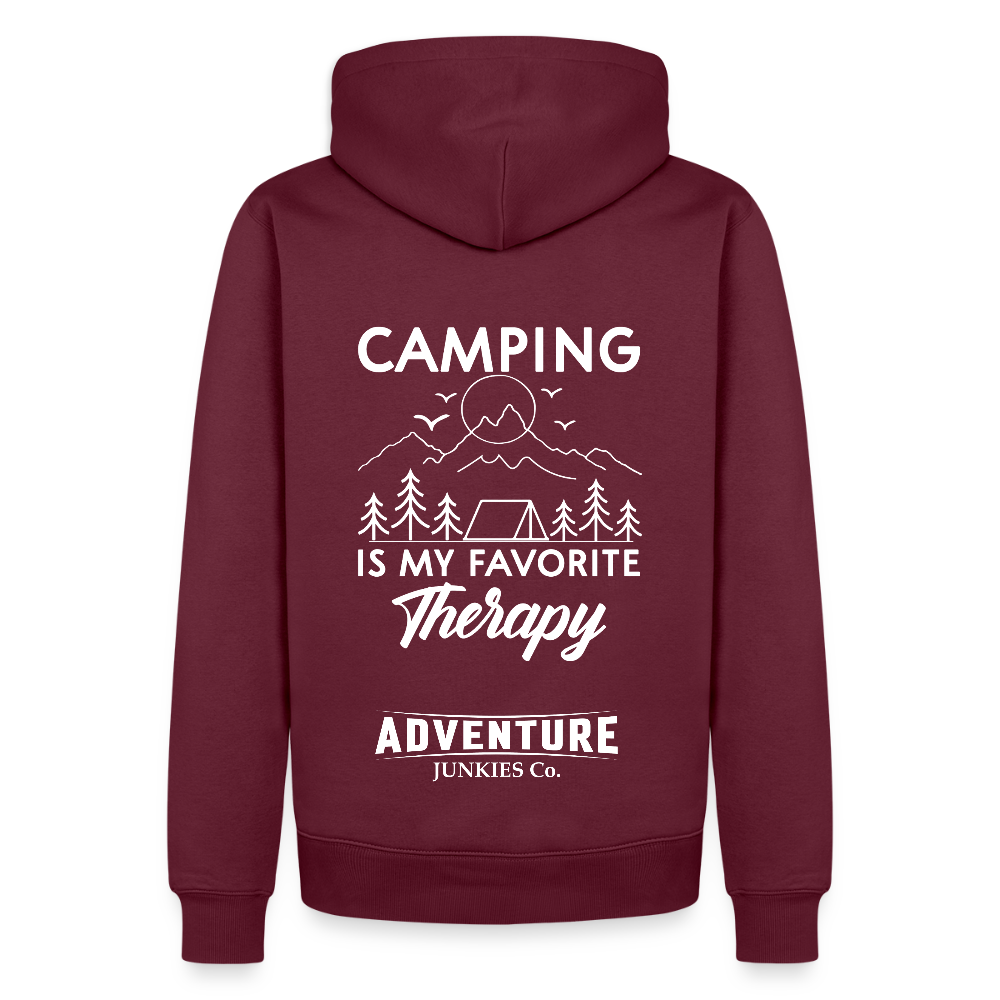 Men’s Premium Camping Hoodie - burgundy