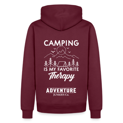 Men’s Premium Camping Hoodie - burgundy