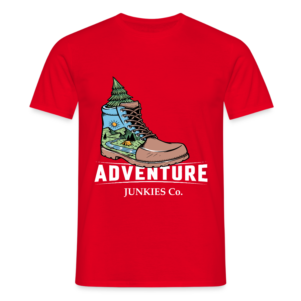 Men's Camping T-Shirt - red