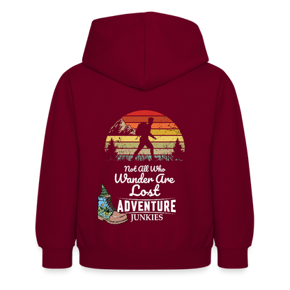 Children's  Unisex Hoodie - bordeaux