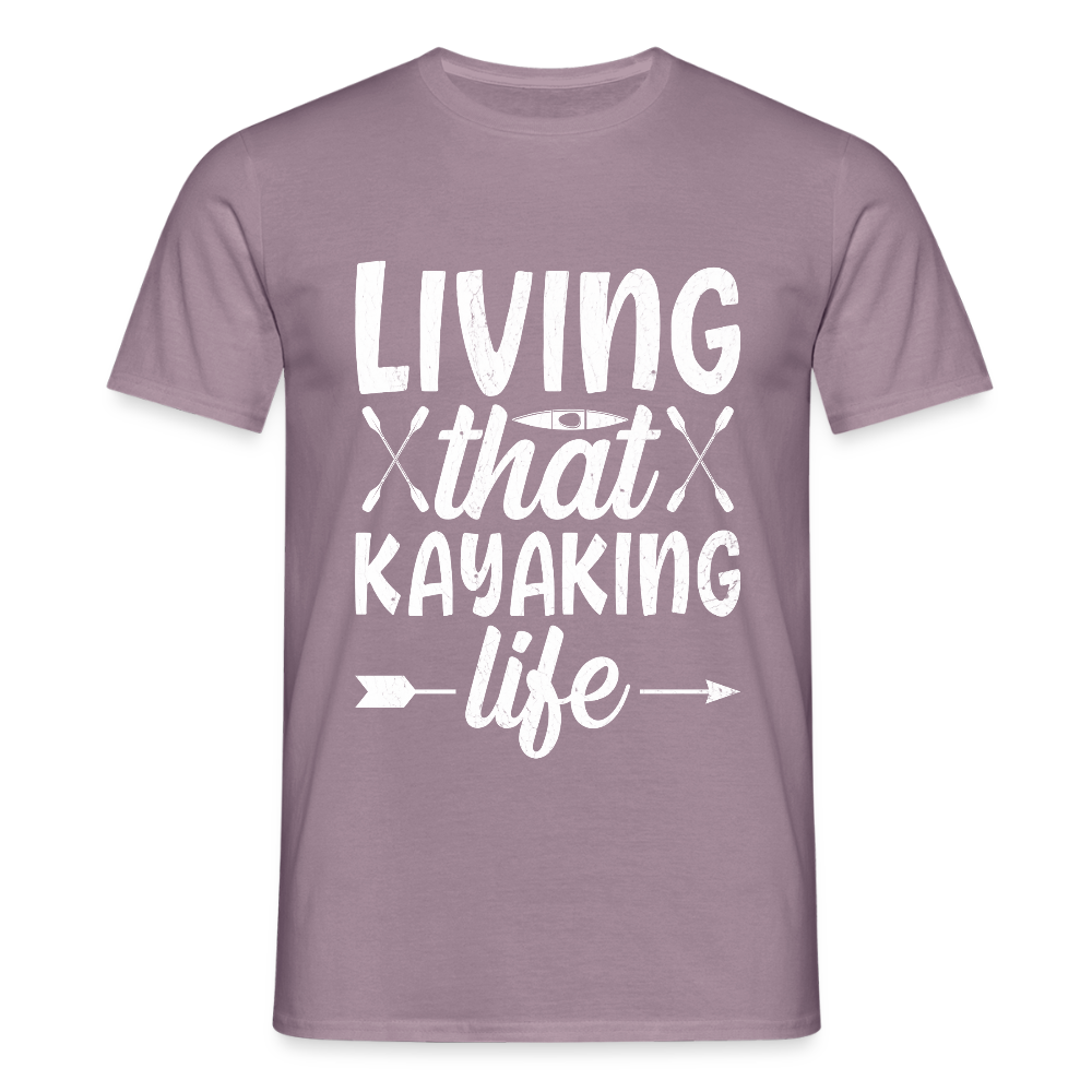 Men's T-Shirt - purple-grey 