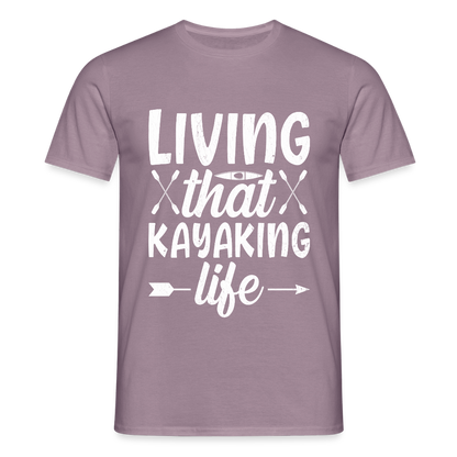 Men's T-Shirt - purple-grey 