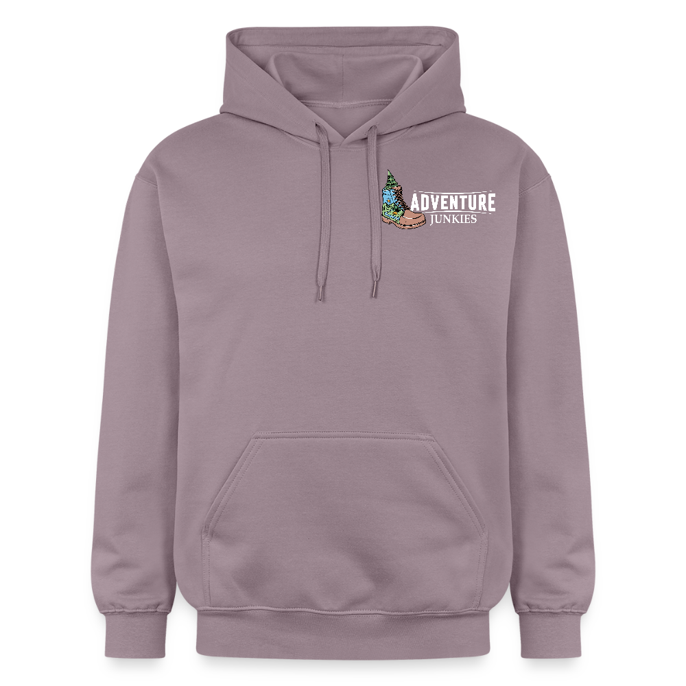 Adult Unisex Midweight Hoodie - purple-grey 