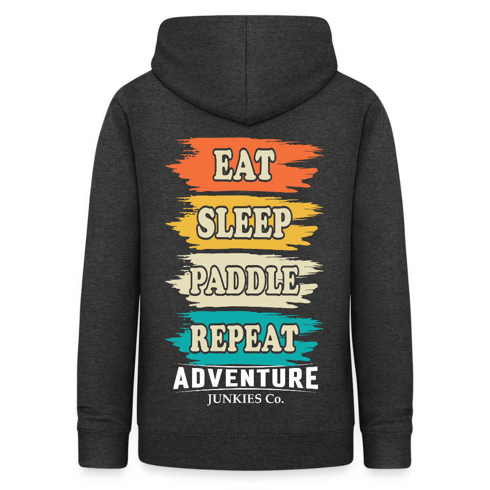 Women's Hoodie Water Adventures - charcoal grey