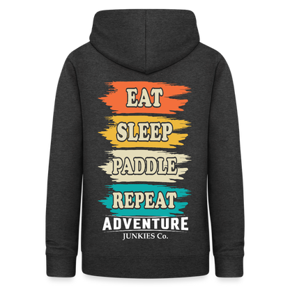 Women's Hoodie Water Adventures - charcoal grey