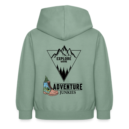 Children's  Unisex Hoodie - steel green