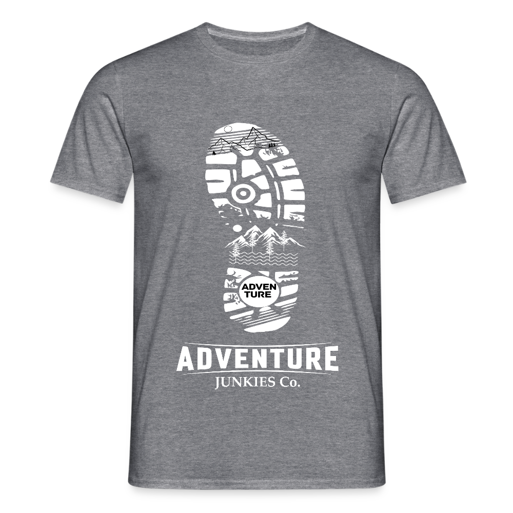 Men's Hiking & Walking T-Shirt - graphite heather