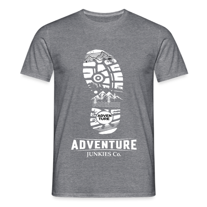 Men's Hiking & Walking T-Shirt - graphite heather