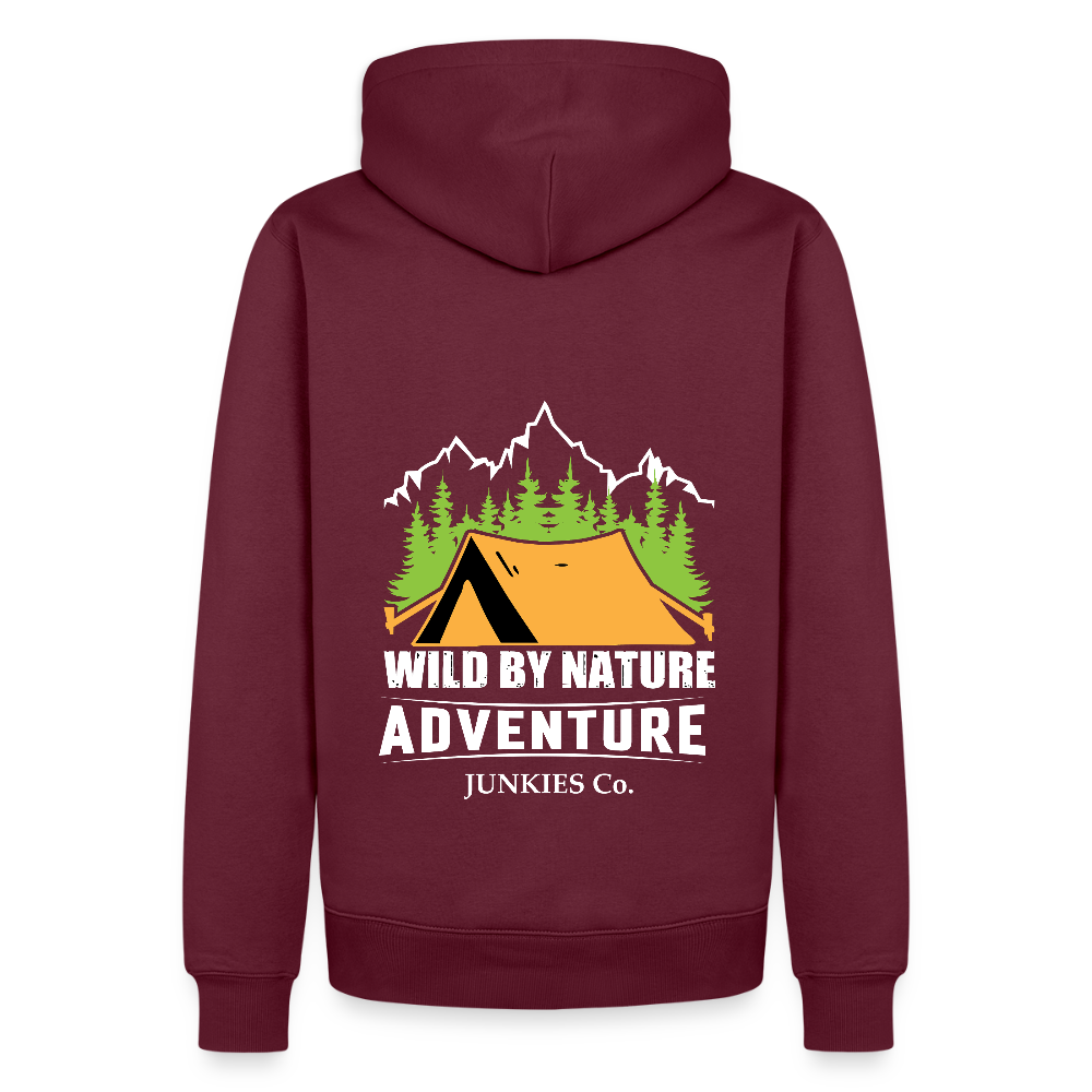 Men’s Premium Camping  Hoodie - burgundy