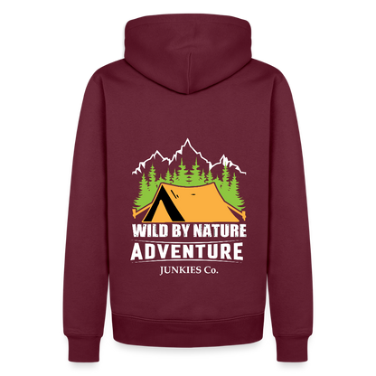 Men’s Premium Camping  Hoodie - burgundy