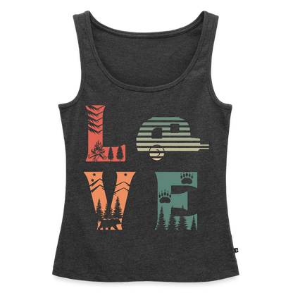 Women’s Premium Tank Top - heather anthracite